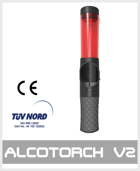 alcohol tester breathalyzer alcotorch v2